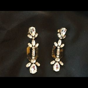 J.Crew Crystal and Resin Earrings